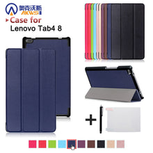 Load image into Gallery viewer, cover case for Lenovo Tab 4 8inch tablet TB-8504F/8504N 8 inch Tablet 2017 release with stand  PU Leather Protective Case
