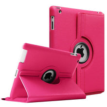 Load image into Gallery viewer, 360 Degrees Rotating PU Leather Flip Cover Case for iPad 2 3 4 Case Stand Cases Smart Tablet A1395 A1396 A1416 A1430 A1458 A1460