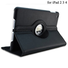 Load image into Gallery viewer, 360 Degrees Rotating PU Leather Flip Cover Case for iPad 2 3 4 Case Stand Cases Smart Tablet A1395 A1396 A1416 A1430 A1458 A1460