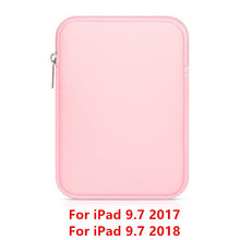 Load image into Gallery viewer, Tablet Liner Sleeve Pouch Bag for New iPad 9.7 inch 2017 Soft Tablet Cover Case for iPad Air 2/1 Pro 9.7 Funda Bag for iPad Mini