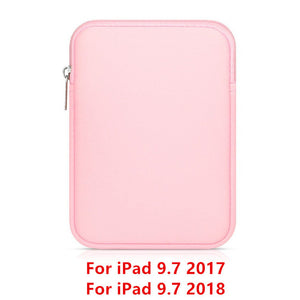 Tablet Liner Sleeve Pouch Bag for New iPad 9.7 inch 2017 Soft Tablet Cover Case for iPad Air 2/1 Pro 9.7 Funda Bag for iPad Mini
