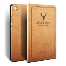 Load image into Gallery viewer, iBuyiWin Case for Xiaomi Mi Pad 4 Case Slim Retro Folding Stand PU Leather Smart Cover for Xiaomi MiPad 4 Case 8.0 Tablet Funda