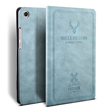 Load image into Gallery viewer, iBuyiWin Case for Xiaomi Mi Pad 4 Case Slim Retro Folding Stand PU Leather Smart Cover for Xiaomi MiPad 4 Case 8.0 Tablet Funda