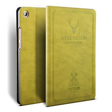 Load image into Gallery viewer, iBuyiWin Case for Xiaomi Mi Pad 4 Case Slim Retro Folding Stand PU Leather Smart Cover for Xiaomi MiPad 4 Case 8.0 Tablet Funda