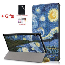 Load image into Gallery viewer, Ultra Slim Case for Huawei Mediapad T5 10 AGS2-W09/L09/L03/W19 10.1&quot; Cover for Huawei Mediapad T5 10 Tablet case+film+stylus
