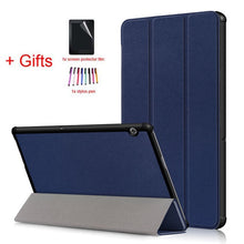 Load image into Gallery viewer, Ultra Slim Case for Huawei Mediapad T5 10 AGS2-W09/L09/L03/W19 10.1&quot; Cover for Huawei Mediapad T5 10 Tablet case+film+stylus