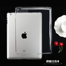 Load image into Gallery viewer, Tablet TPU Soft Case For iPad 2/3/4 Air Air2 mini 1/2/3 Silicone Clear Back Cover Case For iPad 9.7'' 2018 2017 Pro 9.7'' 10.5''