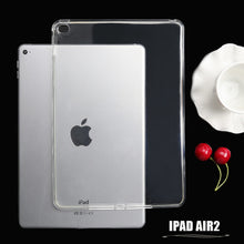 Load image into Gallery viewer, Tablet TPU Soft Case For iPad 2/3/4 Air Air2 mini 1/2/3 Silicone Clear Back Cover Case For iPad 9.7'' 2018 2017 Pro 9.7'' 10.5''