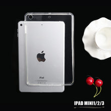 Load image into Gallery viewer, Tablet TPU Soft Case For iPad 2/3/4 Air Air2 mini 1/2/3 Silicone Clear Back Cover Case For iPad 9.7'' 2018 2017 Pro 9.7'' 10.5''