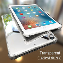 Load image into Gallery viewer, PZOZ Case For New iPad Pro 2018 2017 Case 9.7 Air mini 1 2 3 4 5 Silicone Shockproof Transparent Tpu Shell Tablet Back Cover Bag