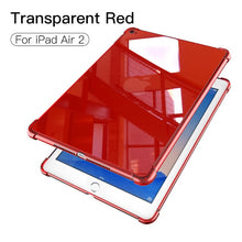 Load image into Gallery viewer, PZOZ Case For New iPad Pro 2018 2017 Case 9.7 Air mini 1 2 3 4 5 Silicone Shockproof Transparent Tpu Shell Tablet Back Cover Bag