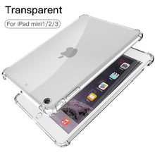 Load image into Gallery viewer, PZOZ Case For New iPad Pro 2018 2017 Case 9.7 Air mini 1 2 3 4 5 Silicone Shockproof Transparent Tpu Shell Tablet Back Cover Bag