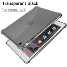 Load image into Gallery viewer, PZOZ Case For New iPad Pro 2018 2017 Case 9.7 Air mini 1 2 3 4 5 Silicone Shockproof Transparent Tpu Shell Tablet Back Cover Bag