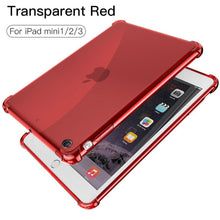 Load image into Gallery viewer, PZOZ Case For New iPad Pro 2018 2017 Case 9.7 Air mini 1 2 3 4 5 Silicone Shockproof Transparent Tpu Shell Tablet Back Cover Bag