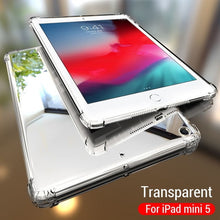 Load image into Gallery viewer, PZOZ Case For New iPad Pro 2018 2017 Case 9.7 Air mini 1 2 3 4 5 Silicone Shockproof Transparent Tpu Shell Tablet Back Cover Bag