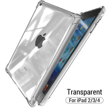 Load image into Gallery viewer, PZOZ Case For New iPad Pro 2018 2017 Case 9.7 Air mini 1 2 3 4 5 Silicone Shockproof Transparent Tpu Shell Tablet Back Cover Bag
