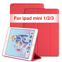 Load image into Gallery viewer, Original cover case for Apple ipad mini 1 for ipad mini 2 for ipad mini 3  for ipad mini 4 /5 tablet smart cover case+free gift