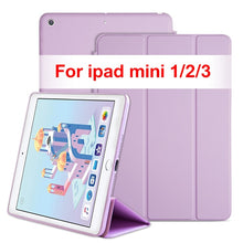 Load image into Gallery viewer, Original cover case for Apple ipad mini 1 for ipad mini 2 for ipad mini 3  for ipad mini 4 /5 tablet smart cover case+free gift