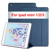Load image into Gallery viewer, Original cover case for Apple ipad mini 1 for ipad mini 2 for ipad mini 3  for ipad mini 4 /5 tablet smart cover case+free gift
