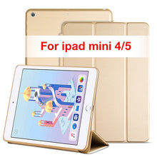 Load image into Gallery viewer, Original cover case for Apple ipad mini 1 for ipad mini 2 for ipad mini 3  for ipad mini 4 /5 tablet smart cover case+free gift