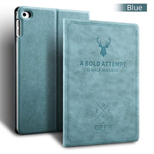 Load image into Gallery viewer, iBuyiWin Case for iPad 2017 2018 9.7" New Tablet Stand PU Leather Magnet Smart Cover Auto Sleep/Wake for iPad 2017 9.7 inch+Film