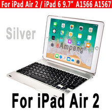 Load image into Gallery viewer, Top Flip Keyboard for Apple iPad 9.7 2017 2018 5th 6th Generation Bluetooth Keyboard Case for iPad Air 1 2 5 6 Pro 9.7 Cover
