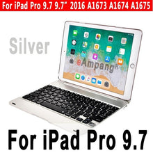 Load image into Gallery viewer, Top Flip Keyboard for Apple iPad 9.7 2017 2018 5th 6th Generation Bluetooth Keyboard Case for iPad Air 1 2 5 6 Pro 9.7 Cover